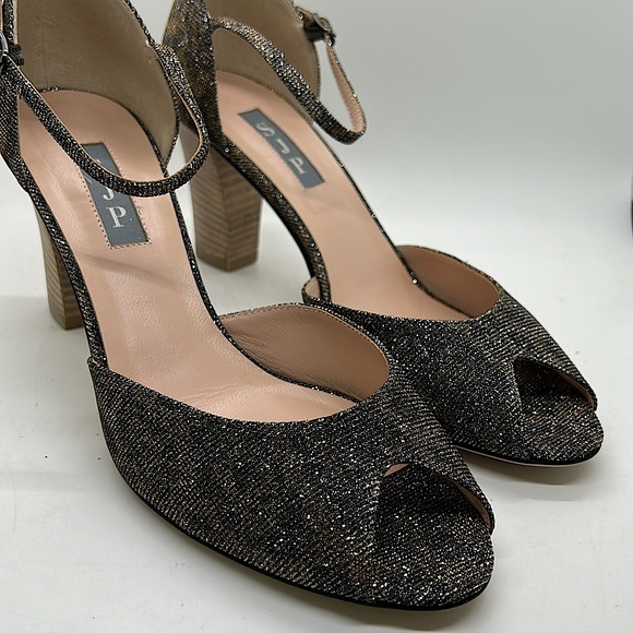 SJP Sexy Shimmery Cheetah Print High Heel Shoes **Size 38.5/US Size 8.5**🐆🐆 - Picture 3 of 8